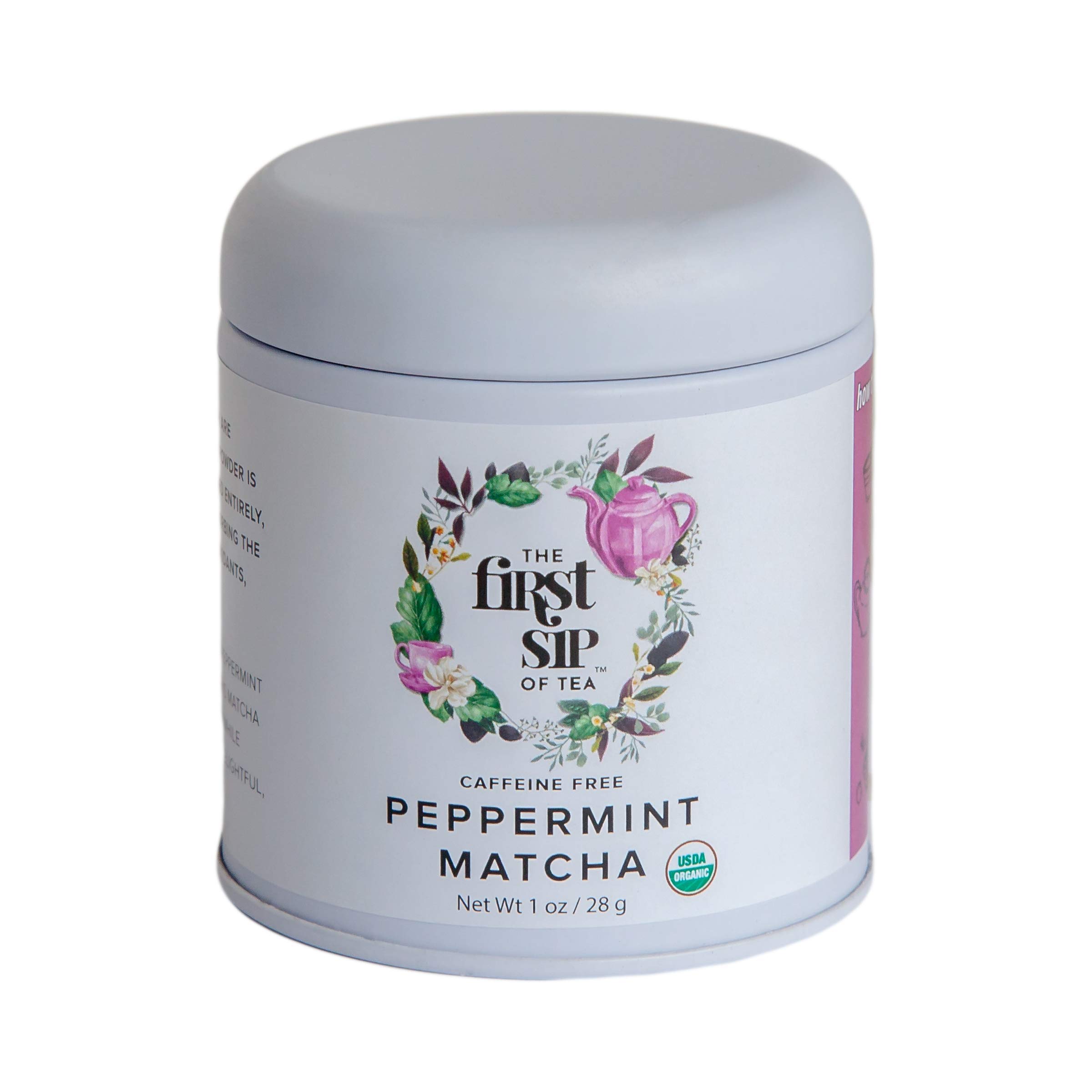 Organic Matcha Peppermint Tea Powder Pure 1 ounce The Spice Hut