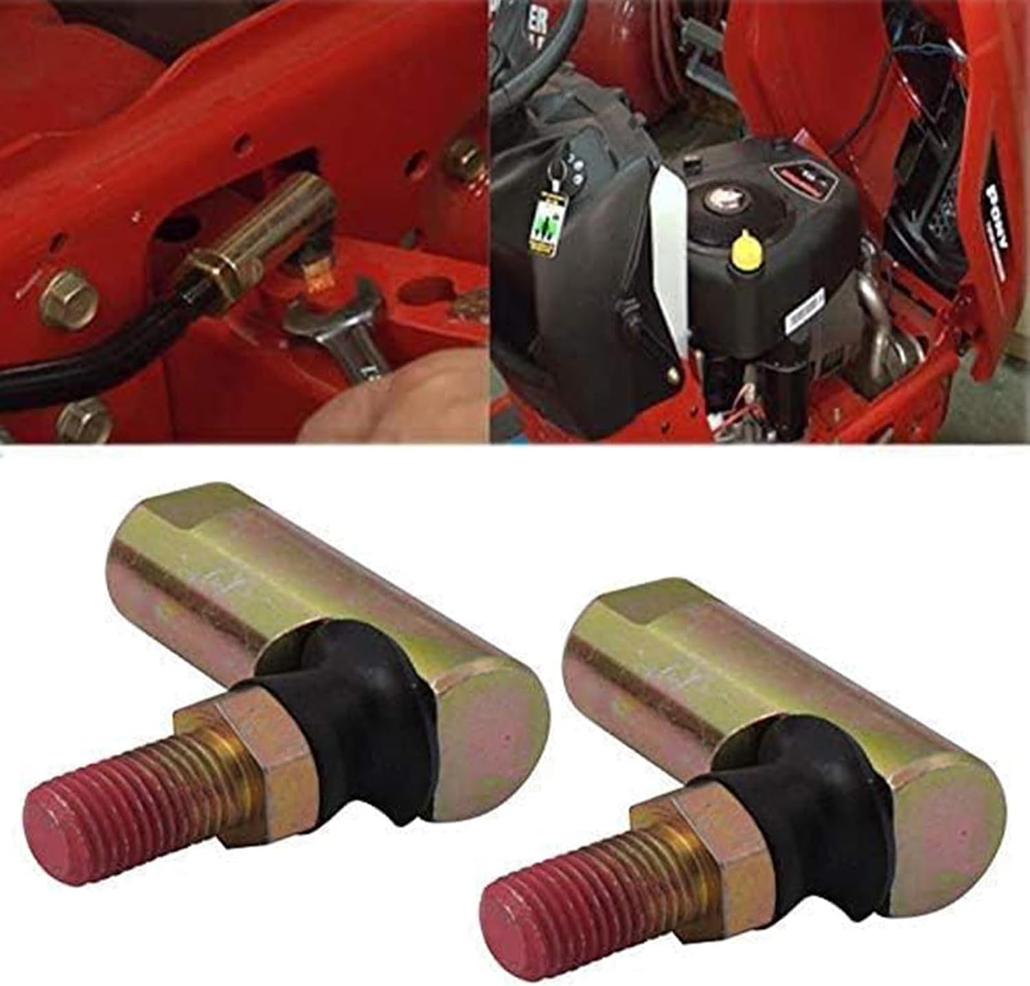 2pcs Tractors Ball Joint Adapter for 923-0448 923-0448a 723-0448 723-0448a 13bc761f058 Kt735-3012 Replacement Part Lawnmower Steering Tie Rod End
