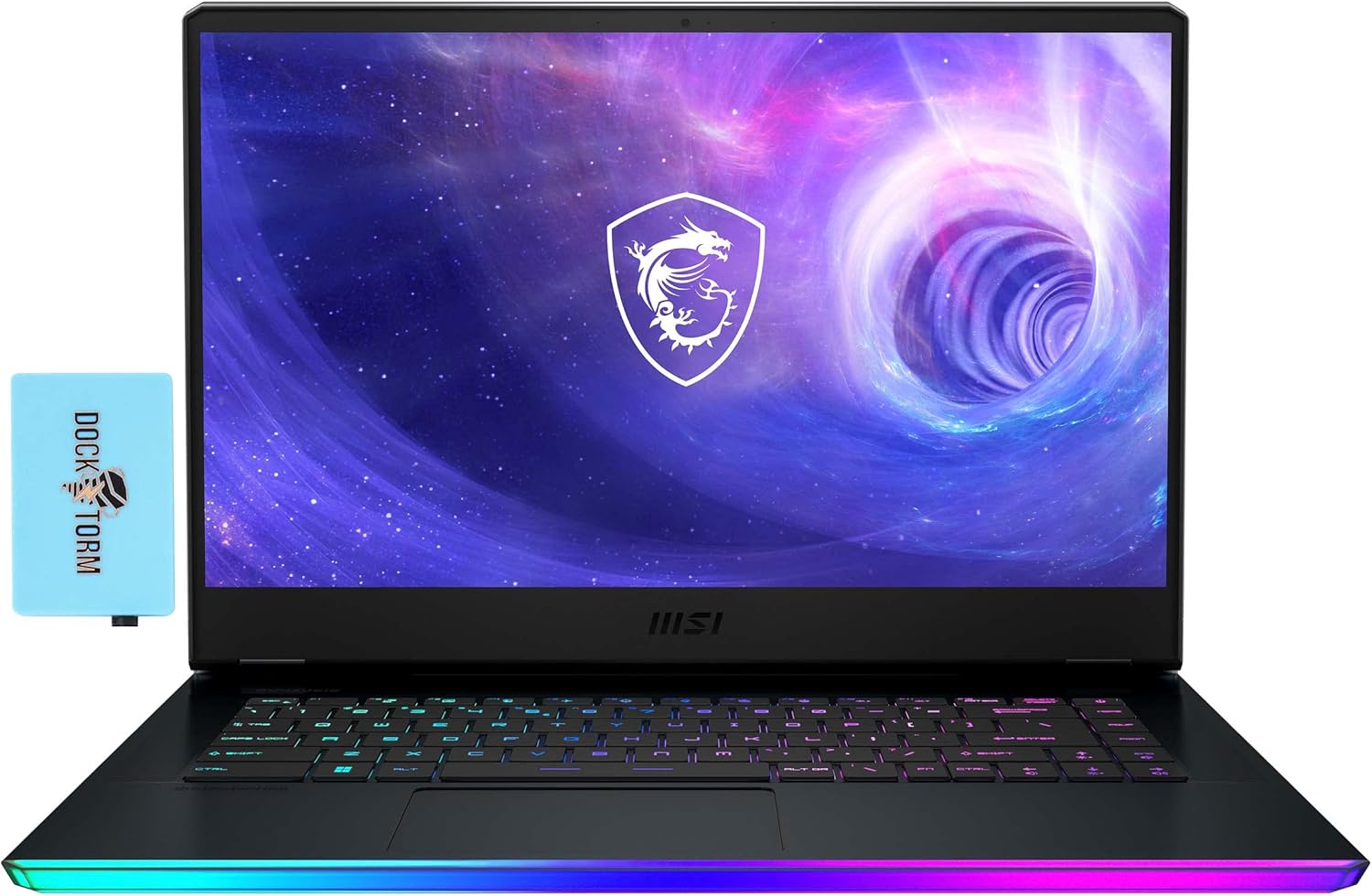 MSI Raider GE66 15.6″ 2K QHD 240Hz 12th Gen Gaming Laptop (Intel i7-12700H 14-Core, 64GB DDR5 4800MHz RAM, 2x8TB PCIe SSD, GeForce RTX 3080 Ti, 15.6″ 240Hz Win 10 Pro) with Hub