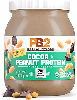 PB2 Performance Peanut Plant Based Vegan Protein Powder | 20g Complete P...