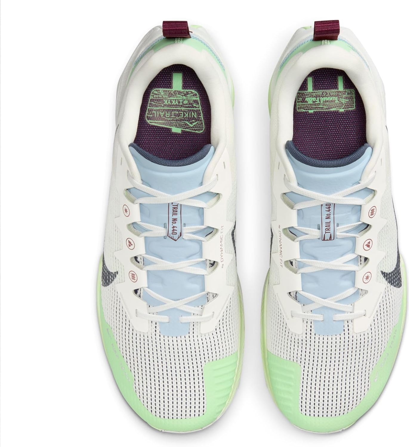 Top down view of Nike Wildhorse 8 trail running shoes.