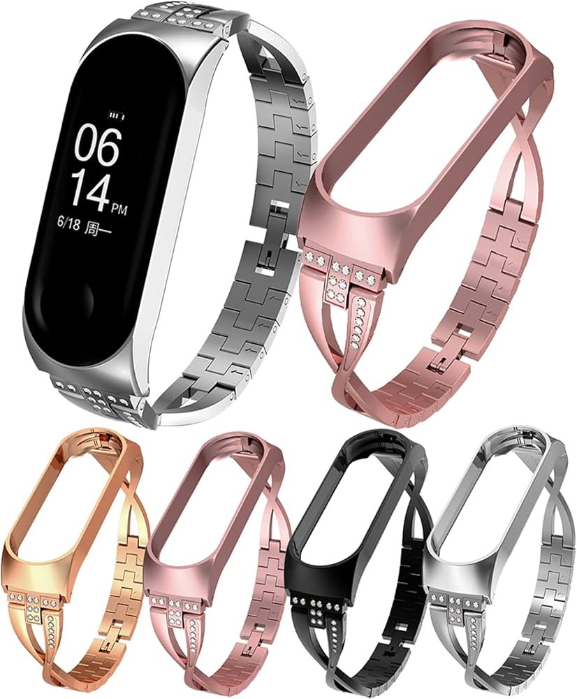 Amazon.com: MVRYCE Mi Band 3 Watch Strap, Unique X-Shape