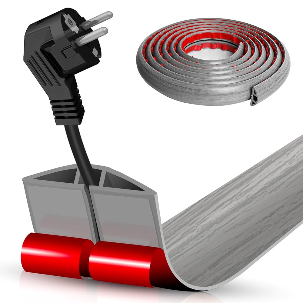 ケーブルカバー コードプロテクター 配線 コードカバー ケーブル収納 Amazon.co.jp: フロアコードカバー ケーブルプロテクター 隠し