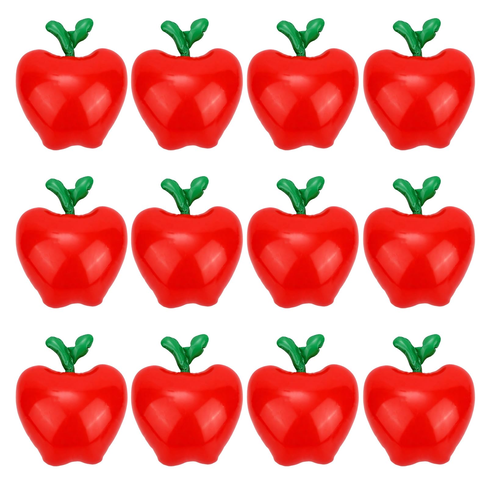Fukaisu 12pcs Apple Balloons, Giant Back to School Inflatable Fruit Balloon