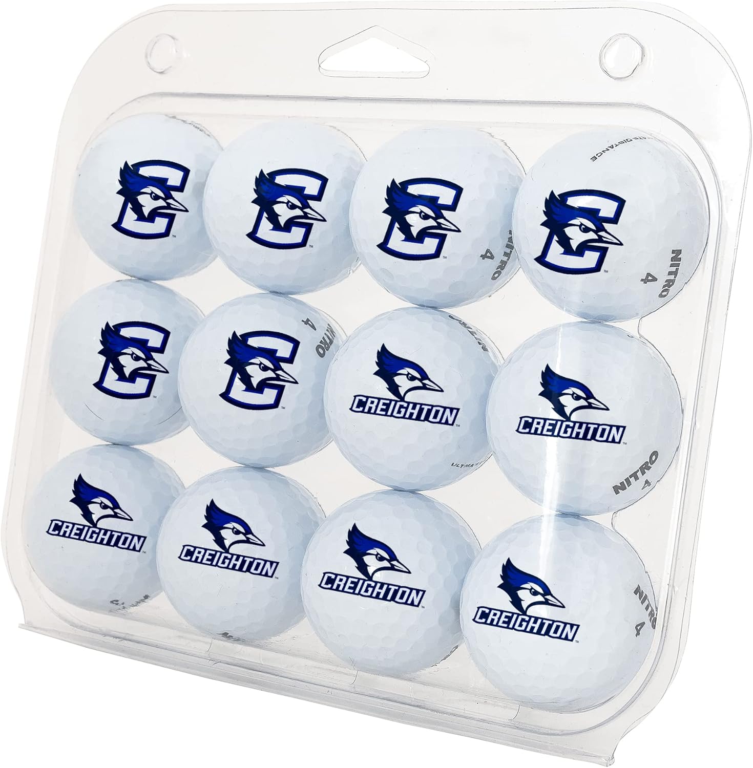 Desert Cactus Creighton University Golf Balls 12 Pack – CU Bluejays Full Color Dozen – Officially Licensed Sport Team Accessory