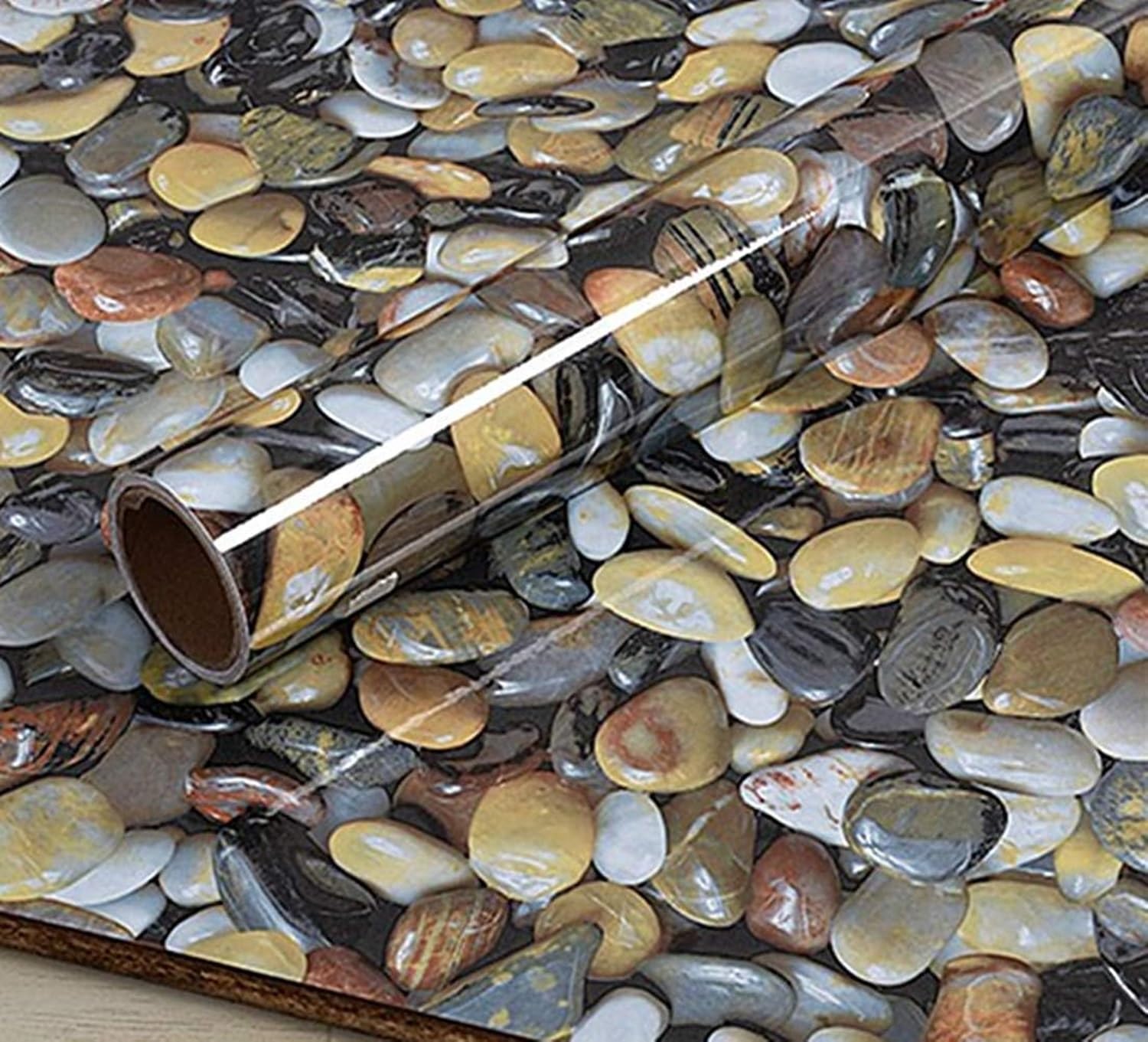 HAPPYMATES Self Adhesive Wood Grain Vinyl Wallpaper Stickers Home Adhesive Wallpaper Waterproof Bedroom Wood Grain Contact Paper Wall Stickers Rolls for Home,Kitchen (16 X 78 Inch, Stone Marble) (B0CJQFGZ1S) Amazon Price History, Amazon Price Tracker