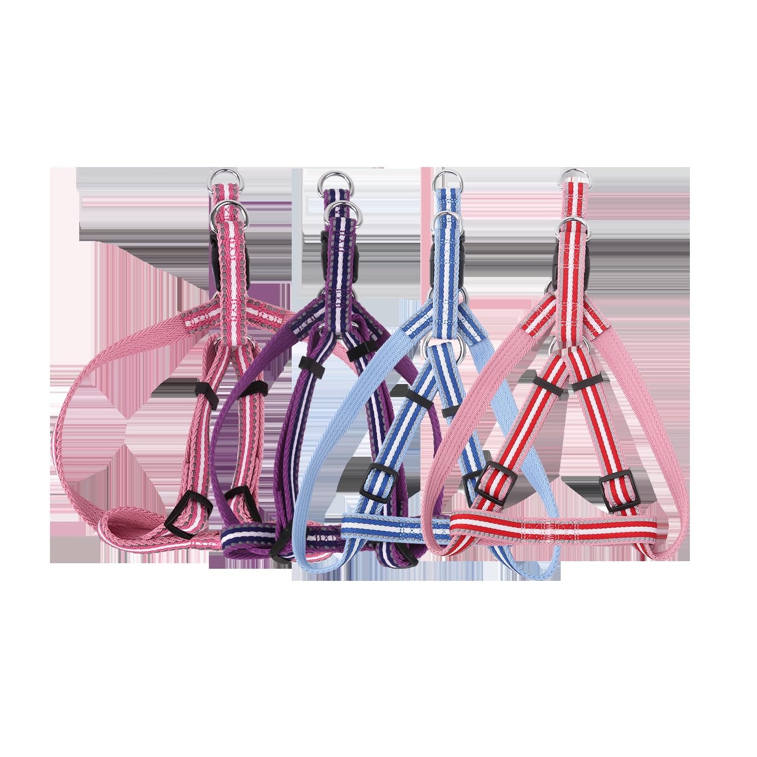 Reflective Dog Harness with Comfortable Fit and Durable Material; Ideal for Safe Walks and Night Training.