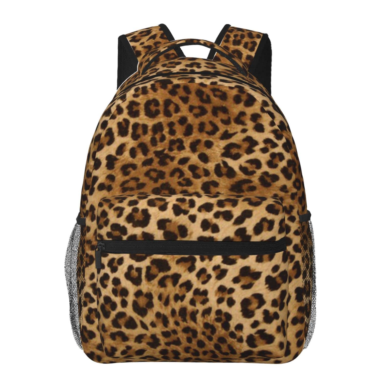 ESASAM Cute Leopard Print Stylish Casual Backpack â€“ Trendy Design, Lightweight Material, Multiple Print Options