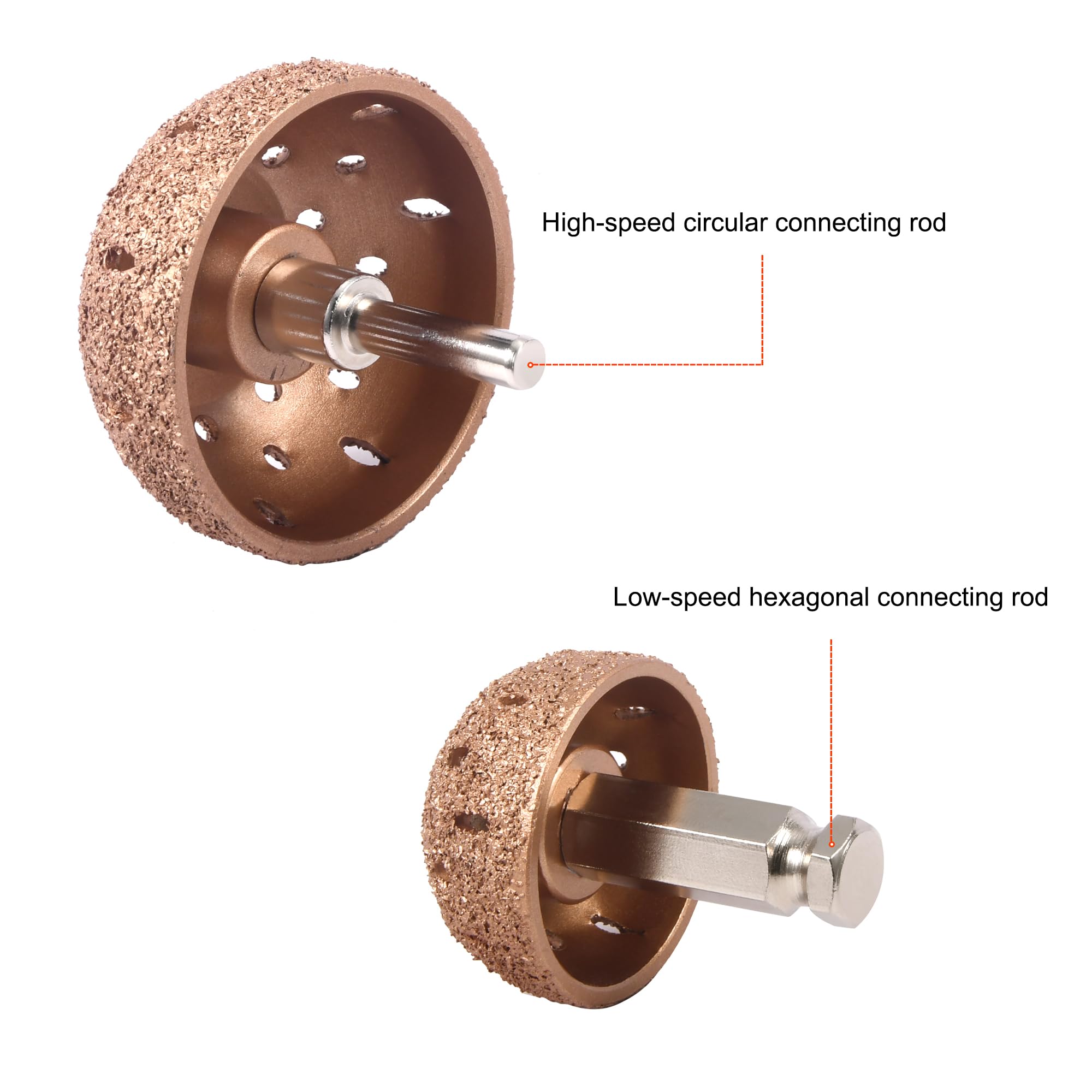 Kit di Strumenti per Riparazione Pneumatici 4 Pezzi – Dischi Abrasivi in Tungsteno 40 mm x 55 mm, Rullo di Riparazione e Raschietto per Riparazione, Levigatura e Lucidatura di Pneumatici Auto