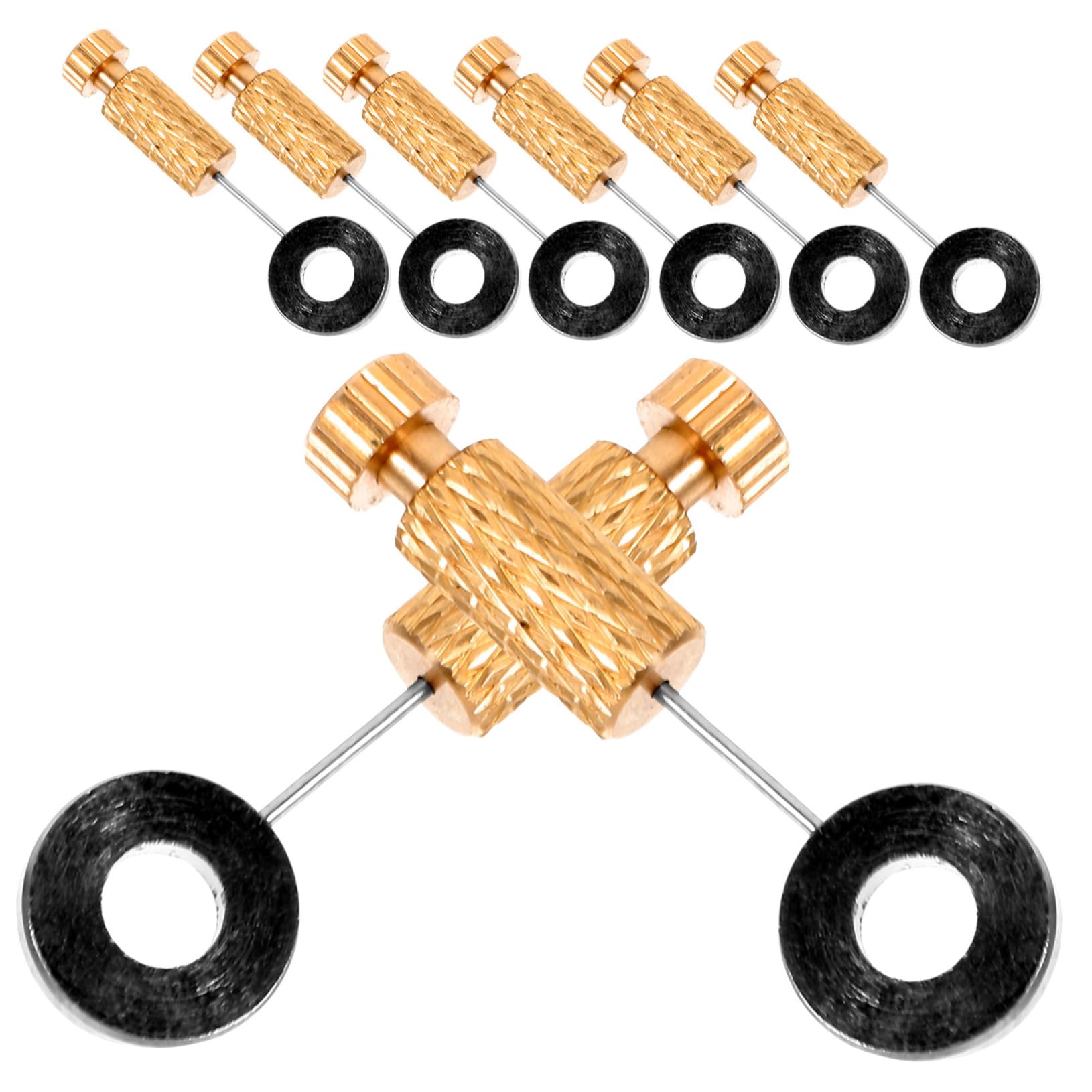 Beatifufu Sewing Positioning Pin Set 8pcs Embroidery Leather Pin DIY Leather Crafting Tool Accurate Stitch Guide