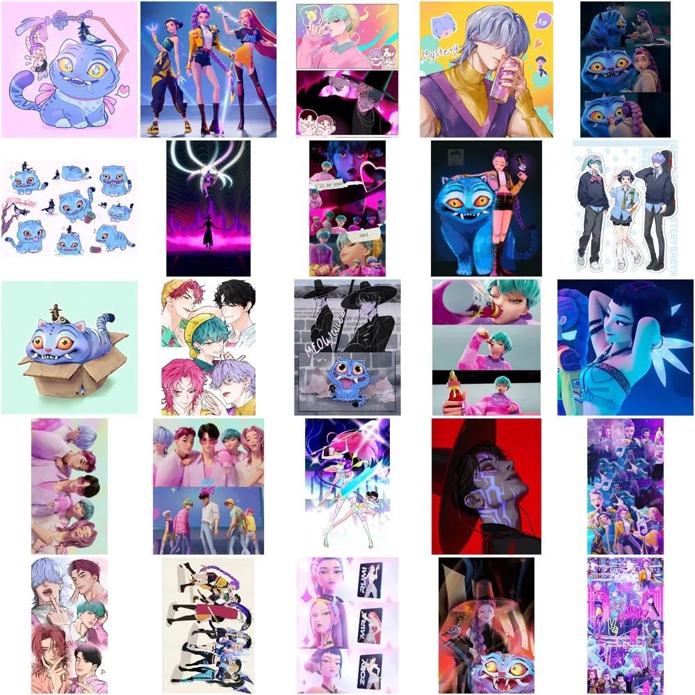 Kpop Demon Hunters Ramen Por Nik's Stickers | Pegatinas Glitter | Sticker Mule España