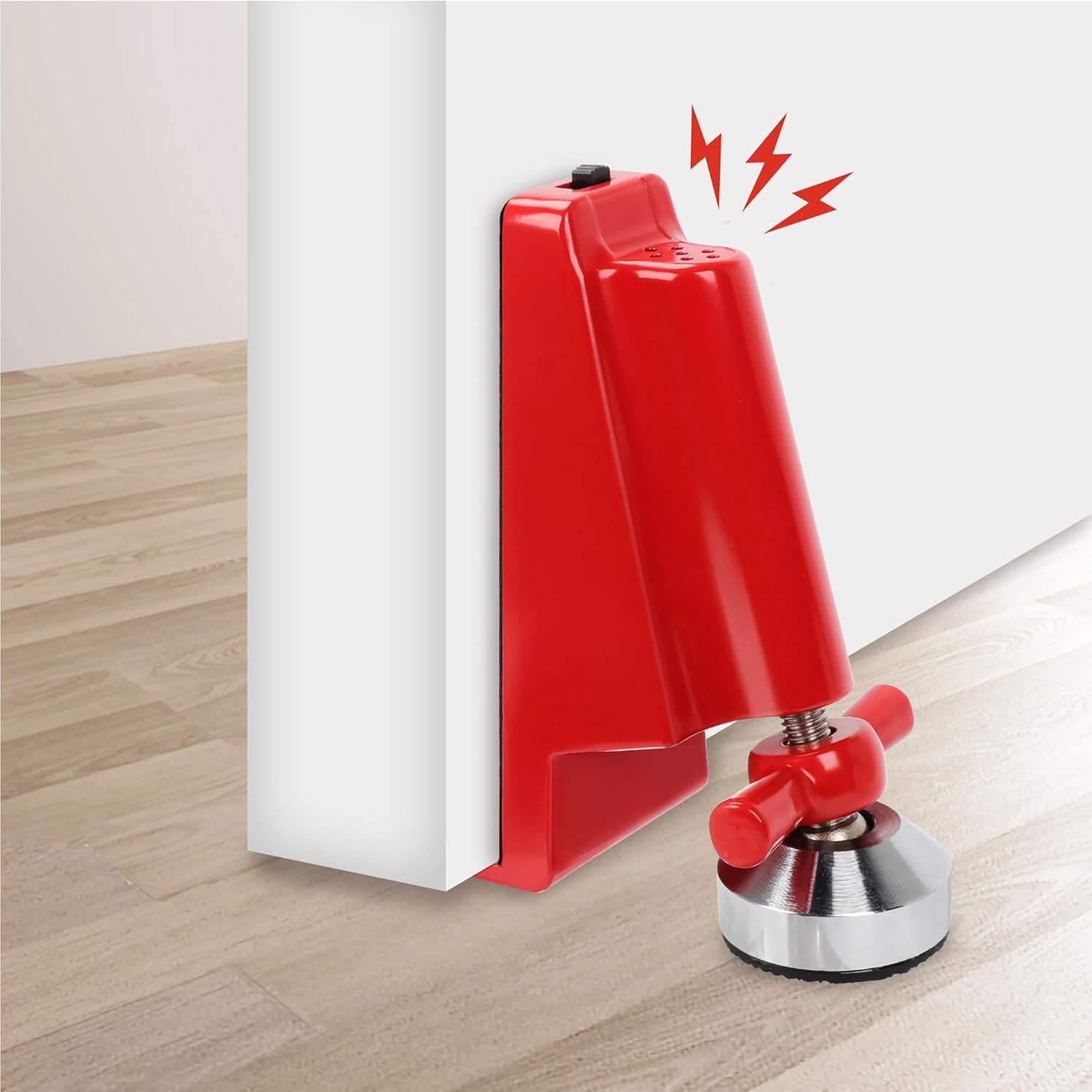 Door Stoppers Security, Portable Door Lock for Travel Anti Theft Door Blocker, for Home Security and Personal Protection (Built-in Alarm Device)