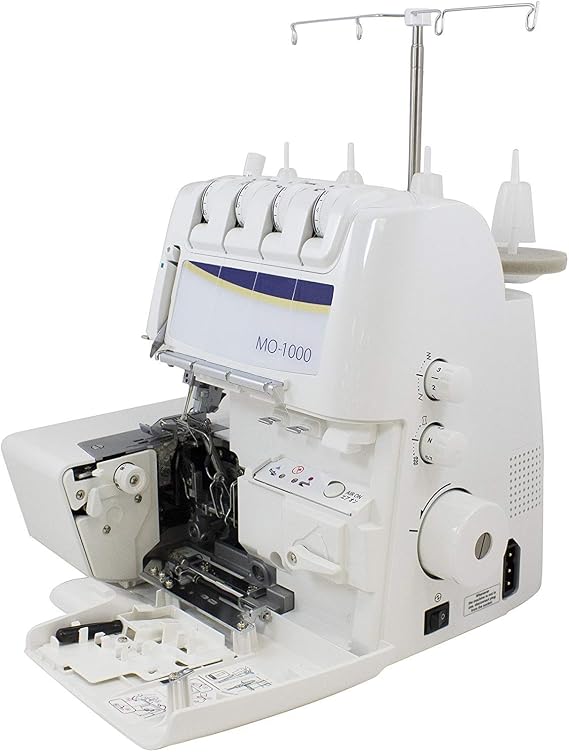 Juki MO-1000 Serger, Push Button Jet Air Looper Threader,purple