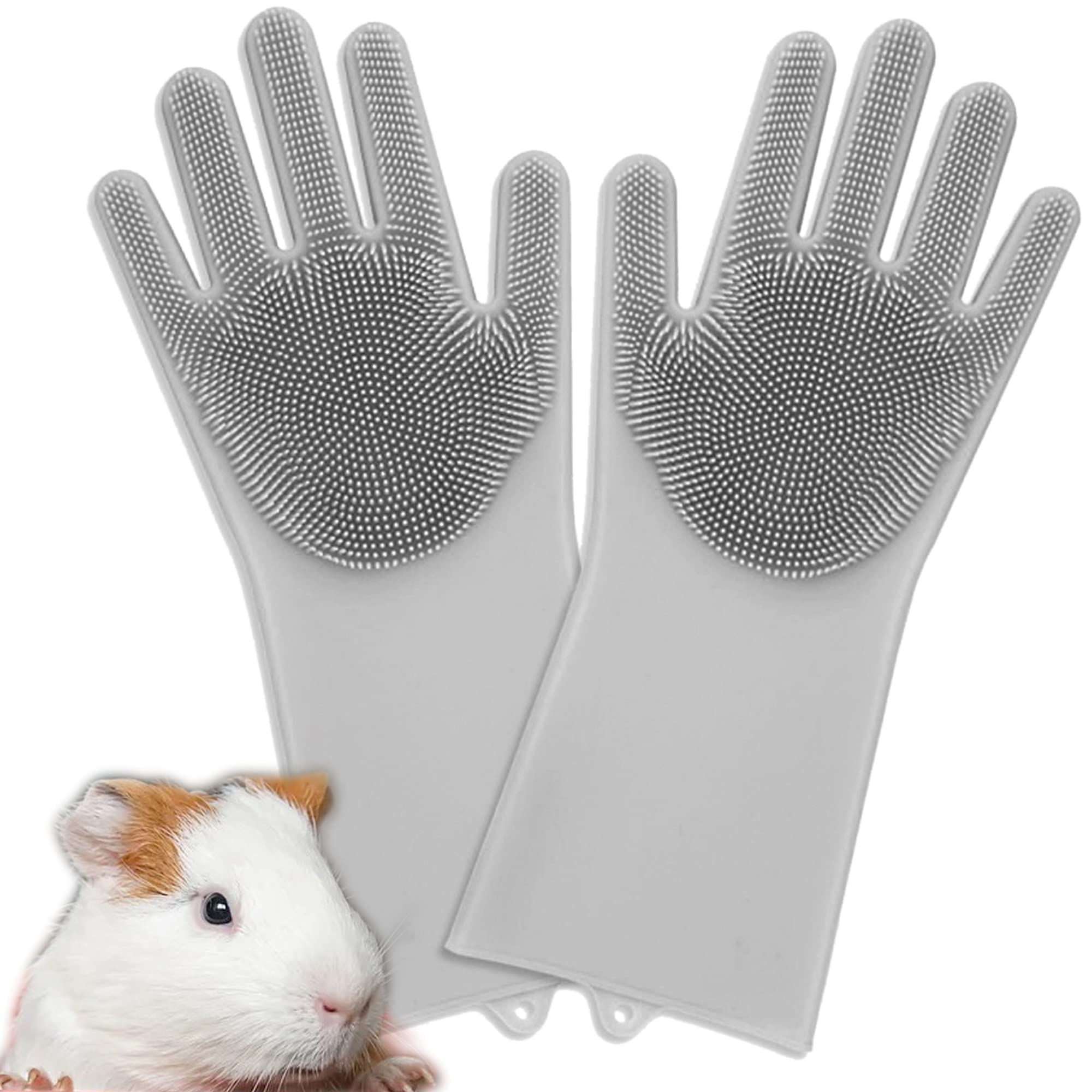 Tierecare Guinea Pig Washing Gloves Bathing Grooming Shampoo Brush Silicone Rabbit Hair Removal High Density Teeth Dog Cat Small Pet Massaging Glove (B09DP8YCX5) Amazon Price History, Amazon Price Tracker
