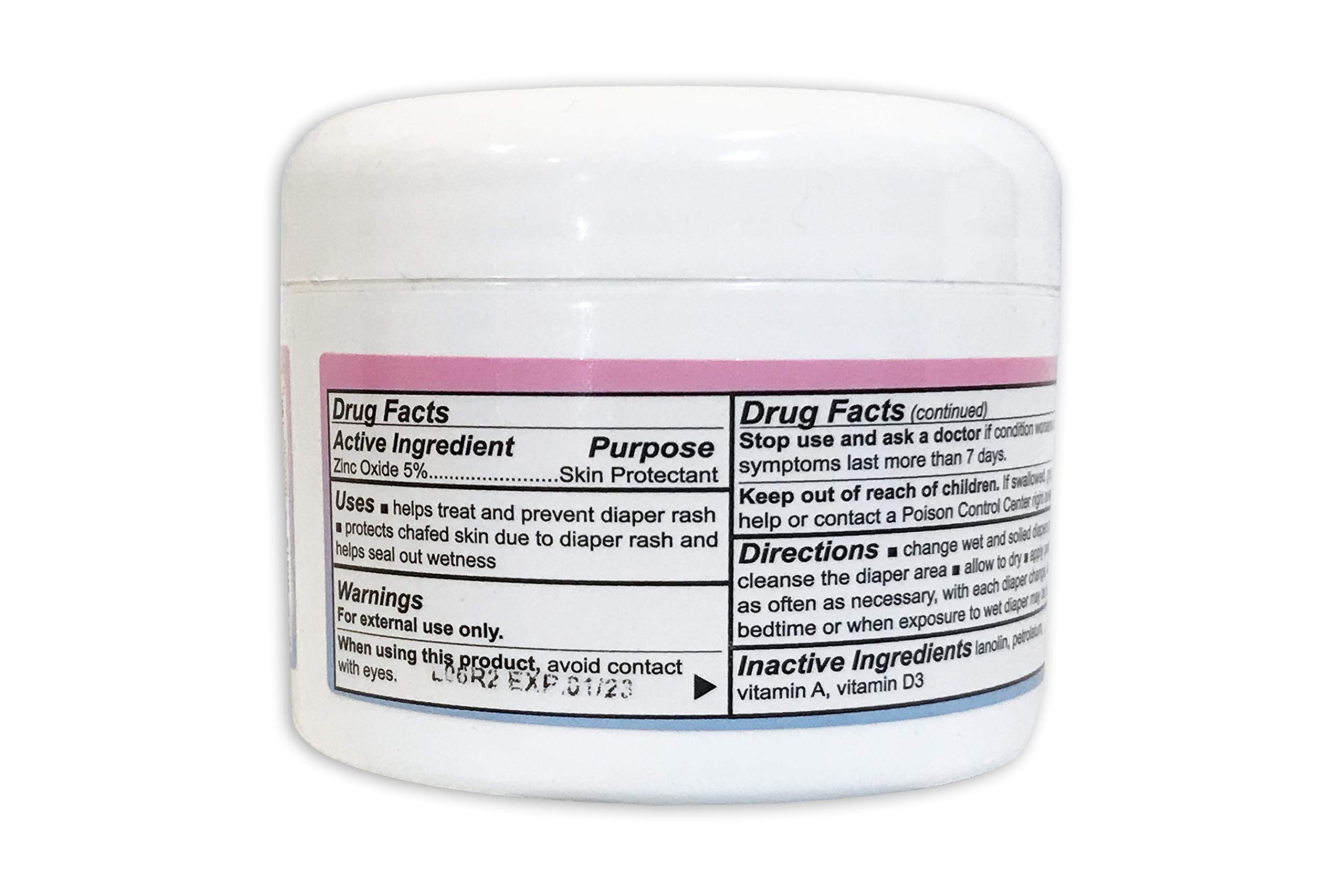 Crema Para La Dermatitis Del Pañal Del Bebé, Formulada Por Pediatras Con 5 Ingredientes Para Un Cuidado Suave, Saludable Y Sin Irritación, 8 Oz