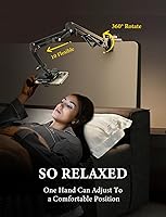 Vista 11 de LISEN Soporte de cuello de cisne para escritorio de cama [3ª actualización], soporte de teléfono celular para escritorio, accesorios de cama