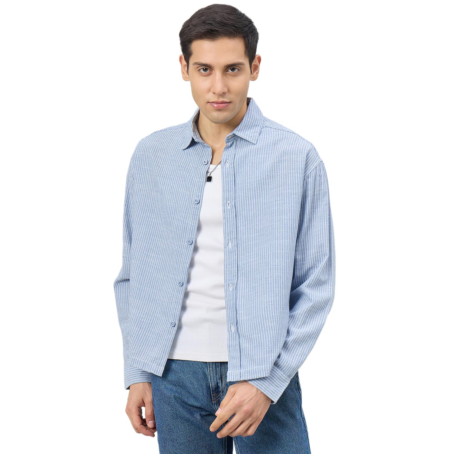 Chimpaaanzee Men Boxy Fit Shirt-image-5