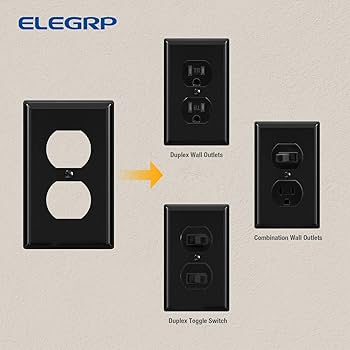 Duplex Custom Designed Cases 63×30×H69 ELEGRP Duplex Receptacle Outlet Covers, 1-Gang Standard Size