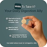 Vista 5 de Houston Enzymes TriEnza - Suplemento enzimático digestivo para gluten, caseína, soja, proteínas, carbohidratos, grasas y polifenoles, enzimas
