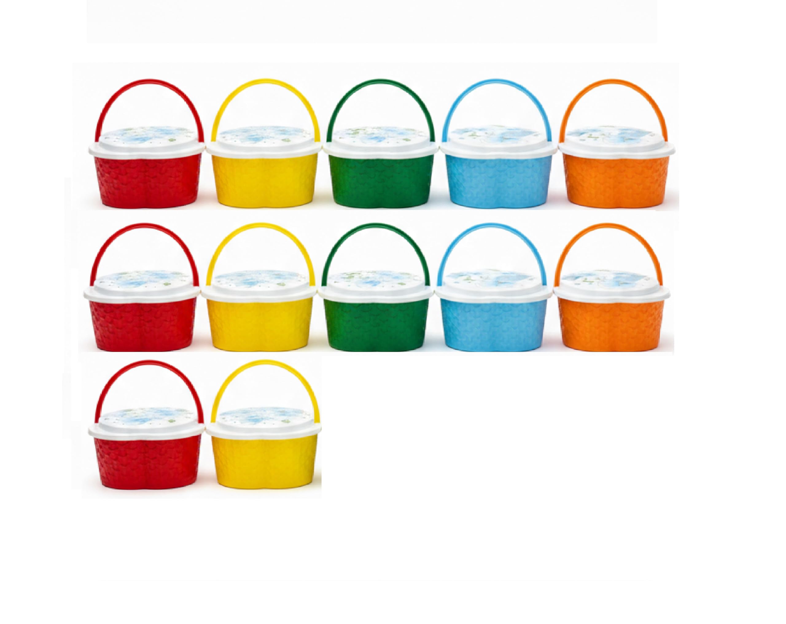 Return Gift for Pooja Function Wedding Babyshower House Warming cermony Anniversary Housewarming container Storage box (Flower shape) Multi-Utility Kitchen Storage Containers Pack (12)-image-42
