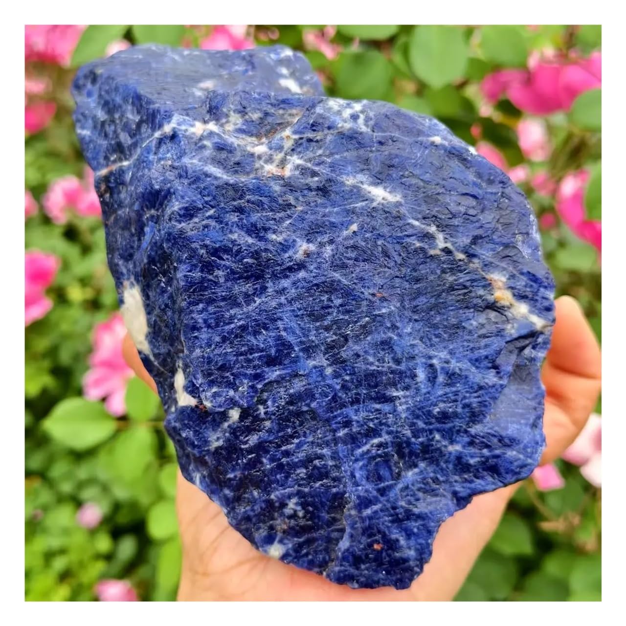 1 stücke 500-600g Blau Natrium Stein Grobe Rock Quarz Kristall Erz Gemstone Stone
