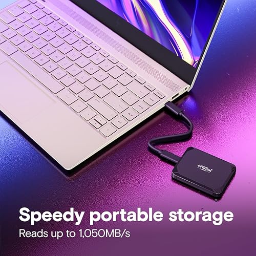 Miniatura 8 de Crucial X9 SSD portátil de 1 TB - Hasta 1050 MBs de lectura - PC y Mac, ligero y pequeño con oferta Mylio Photos+ de 3 meses - Unidad de estado