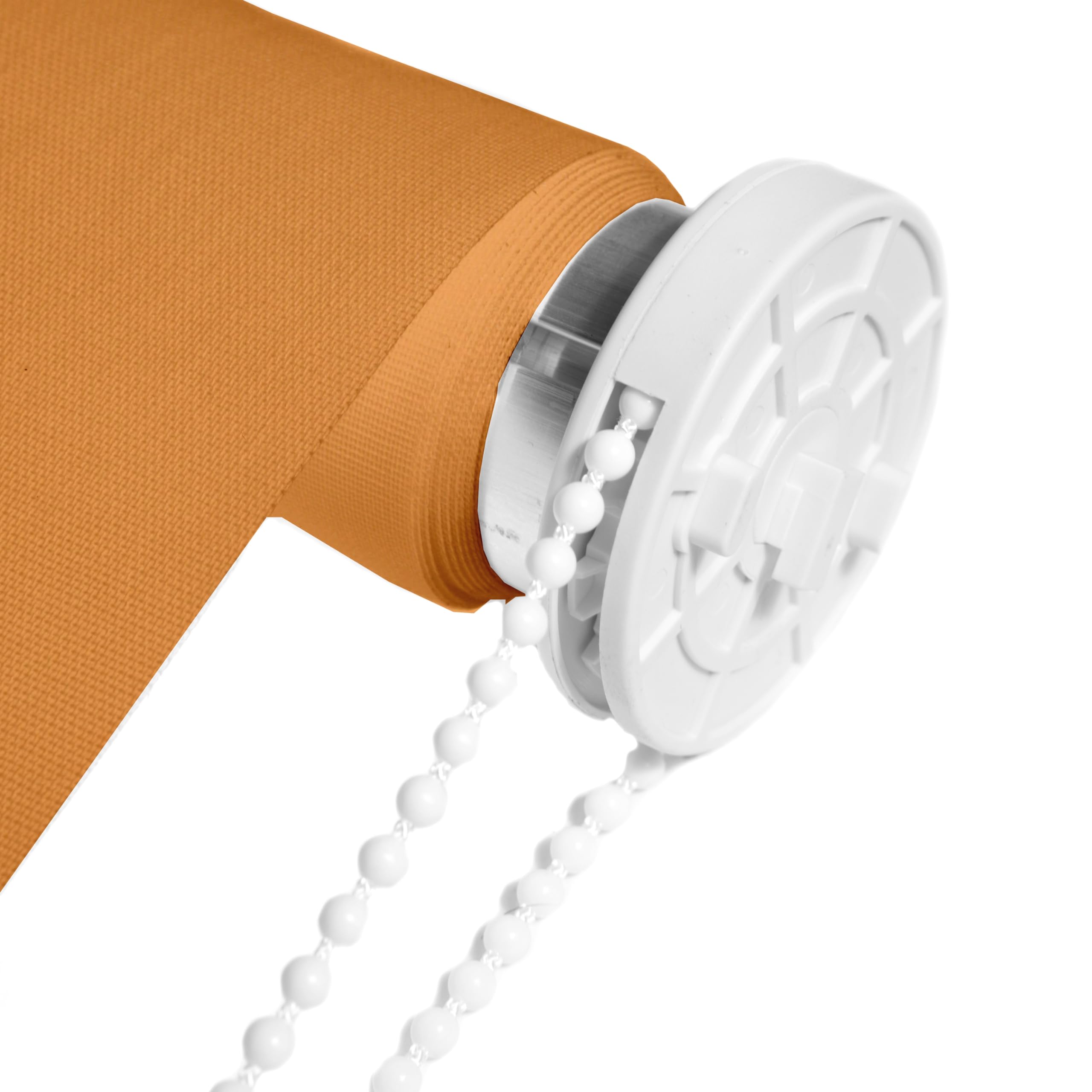 ECOMMERC3 | Tenda avvolgibile, traslucida su misura premium, dimensioni 110 x 165 - Tenda avvolgibile con tubo da 38 mm e dimensioni del tessuto 107 x 160 - Tenda a rullo arancione
