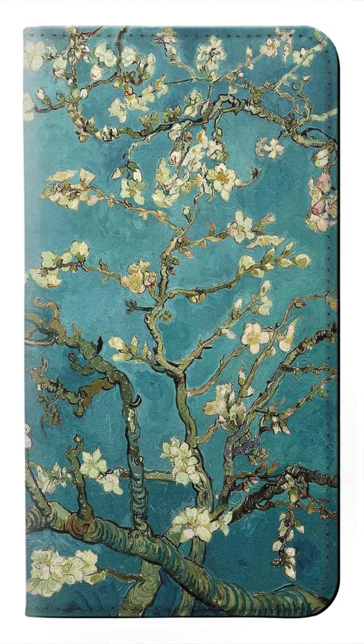 Housse cuir iPhone 17 Van Gogh amandier en fleurs protection intégrale - 5