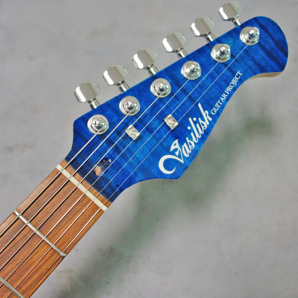 Amazon | Vasilisk VAS-01 Trans Blue | エレキギター | 楽器