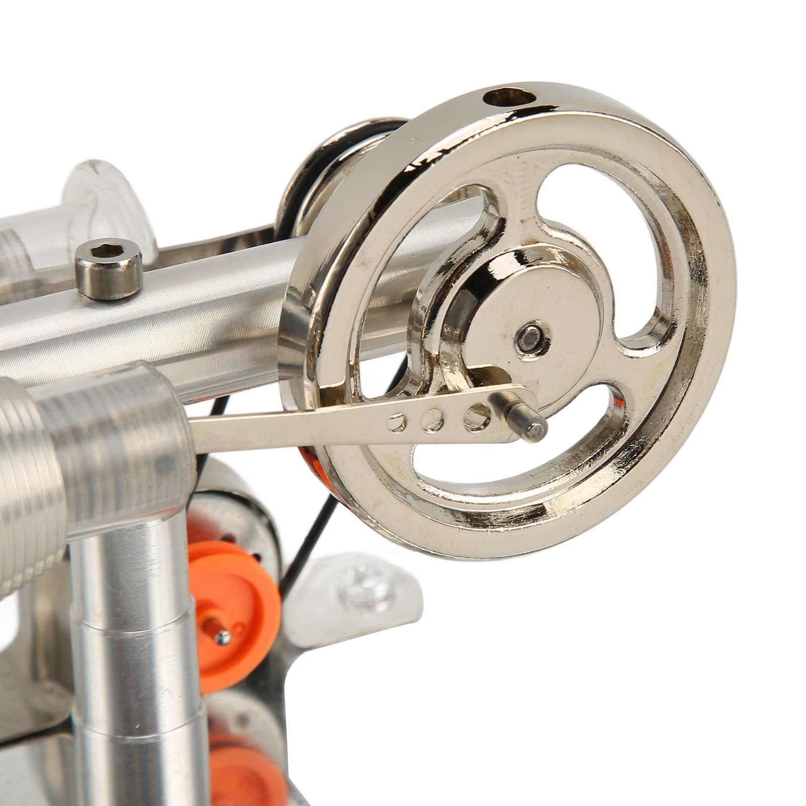 Focket Stirling Motor Bausatz mit Glaskolben, Alkoholbetrieben