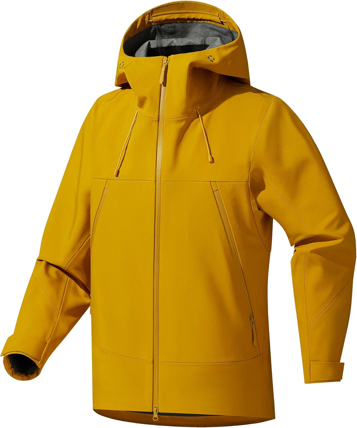 Men's Lightweight Jacket Style Hooded Raincoat Warm and Waterproof Autumn Winter Trench Coat Sporty Casual