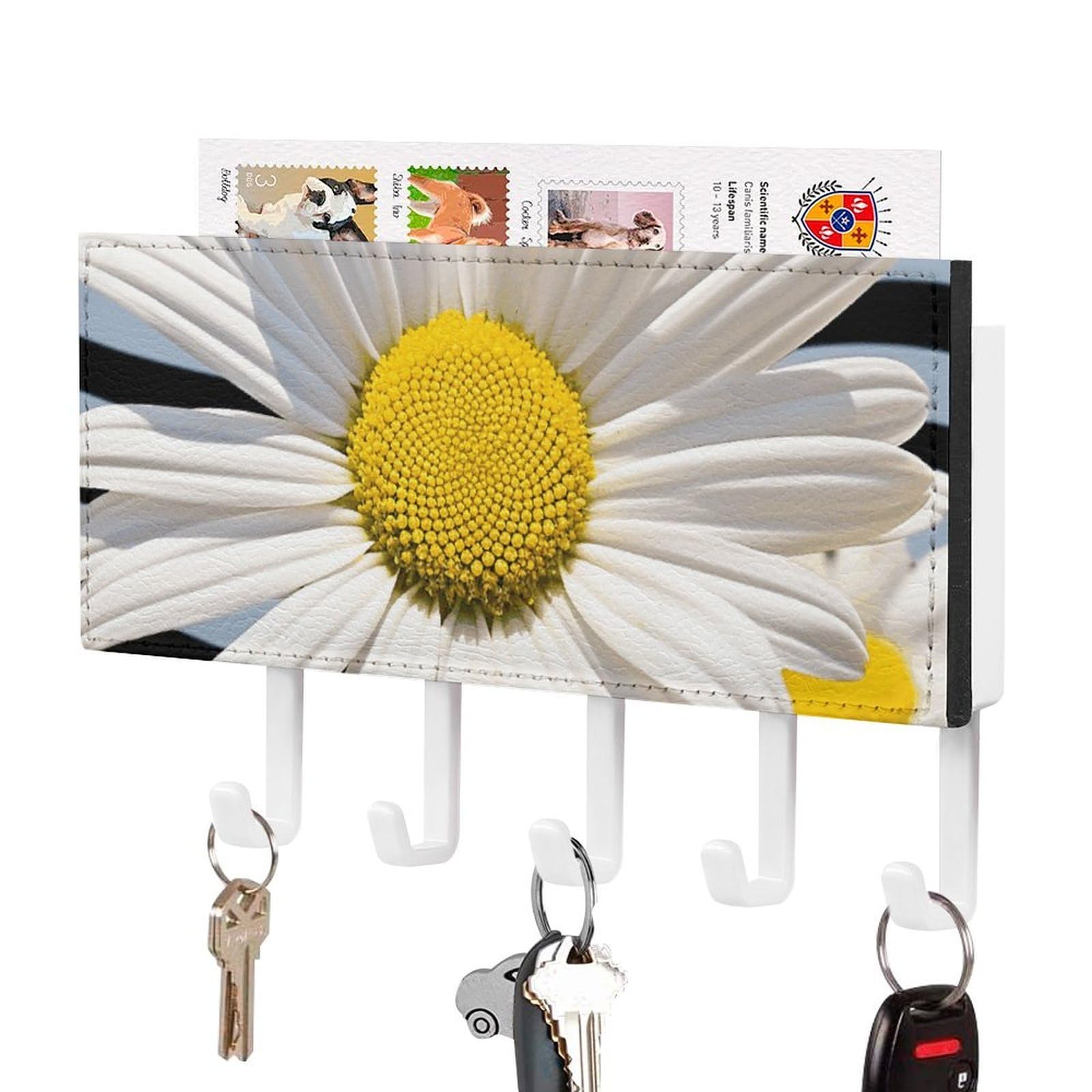 Soporte para llaves de pared que evita pérdidas y organiza tu pasillo estrecho