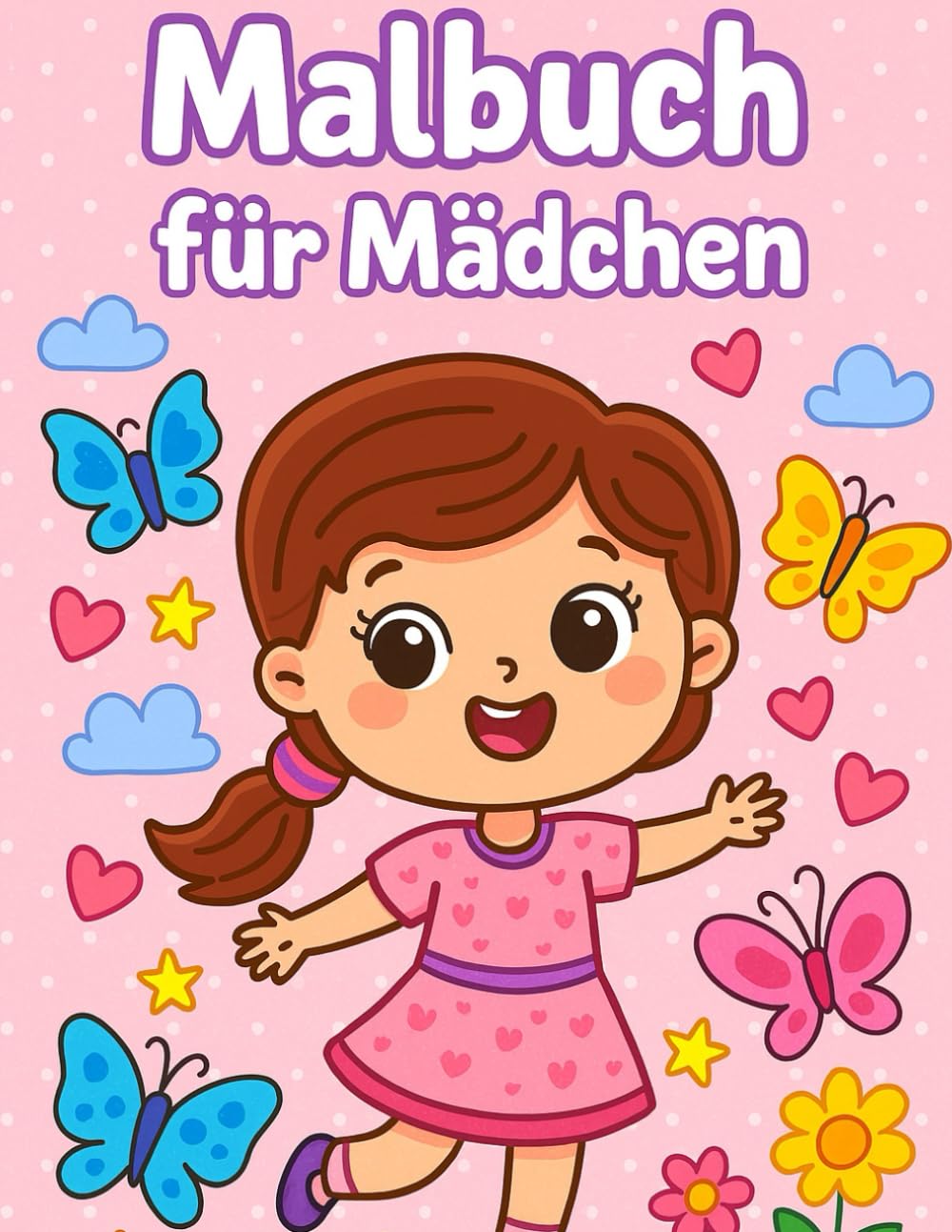Malbuch für Mädchen: Zauberhafte Ausmalwelt für Mädchen – perfekt für Kindergarten & Vorschule