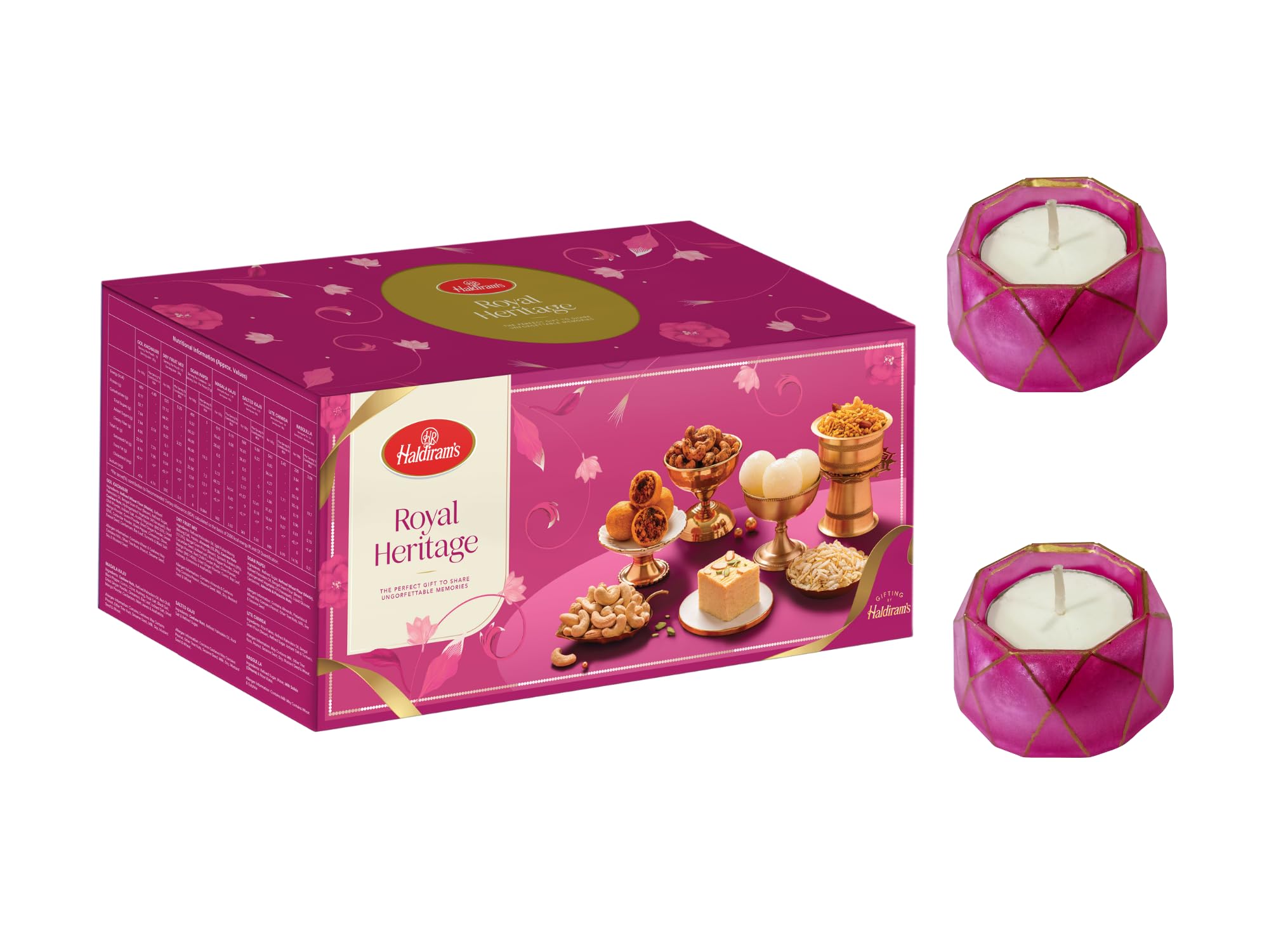 Haldirams Royal Heritage Diwali Gift Box (2.17 Kg) with 2 Small Diya + Free Diwali Greeting (B09HFRTW5F) Amazon Price History, Amazon Price Tracker