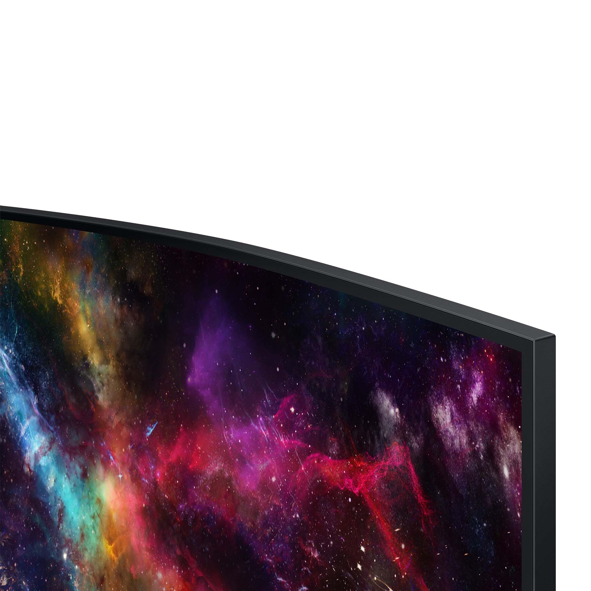 Samsung Odyssey Neo G95NC Curved Gaming Monitor, 57 Zoll, VA-Panel, 7.680 x 2.160 Pixel, Quantum Mini LED, Freesync Premium Pro, Bildwiederholrate 240 Hz, Reaktionszeit 1 ms (G/G), Weiß