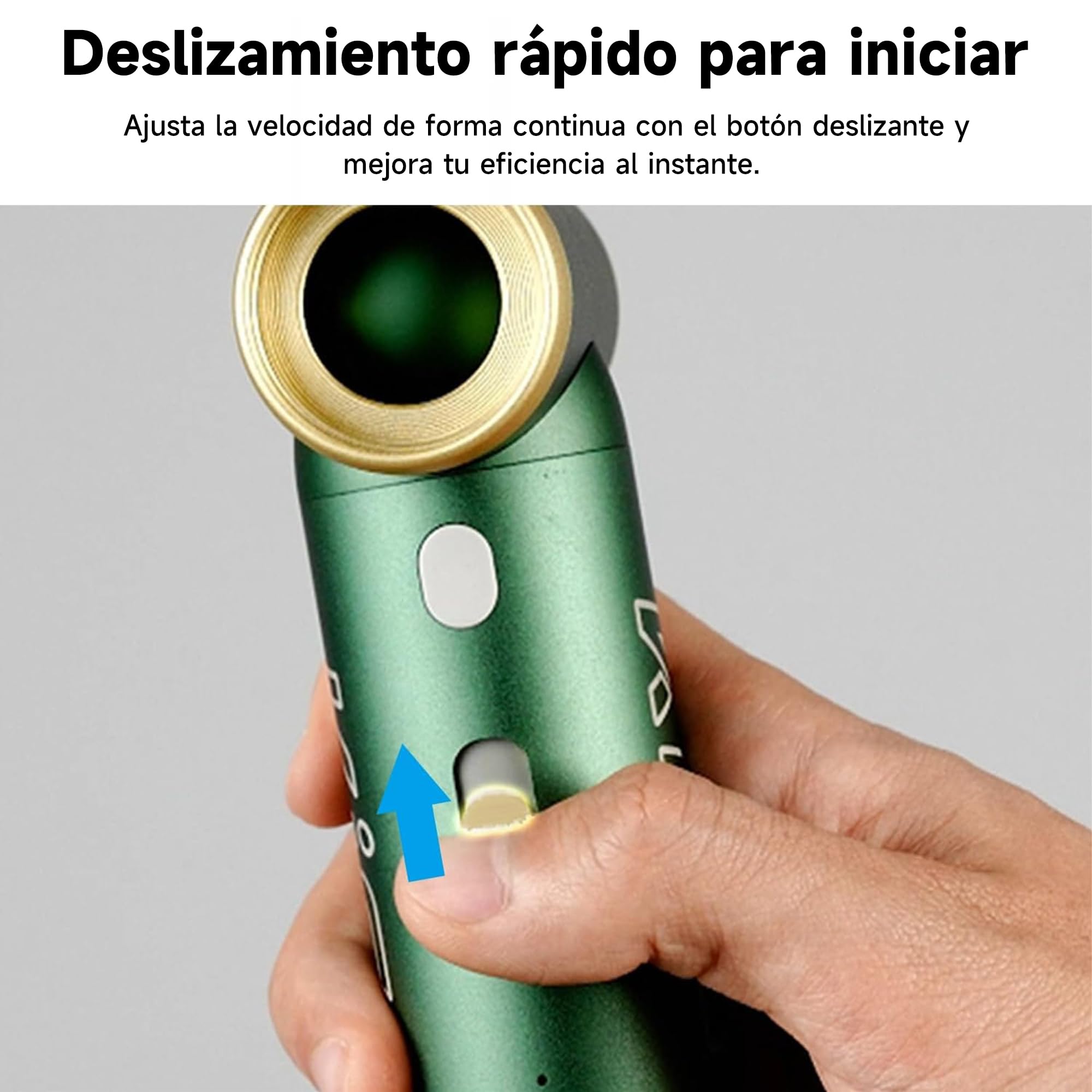 Kica JetFan 2S Soplador de Polvo Eléctrico - Aire Comprimido Recargable a 117000 RPM, Sin Escalas de Velocidad, Botón Turbo y Metal, Plumero de Aire para Limpiar PC, Coche, Oficina y Sofá - Rojo