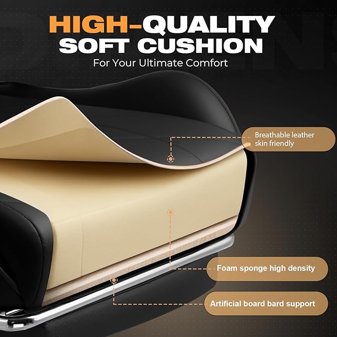 Silla Gamer Ergonómica con Reposapiés y Respaldo Alto Ajusta miniatura 6