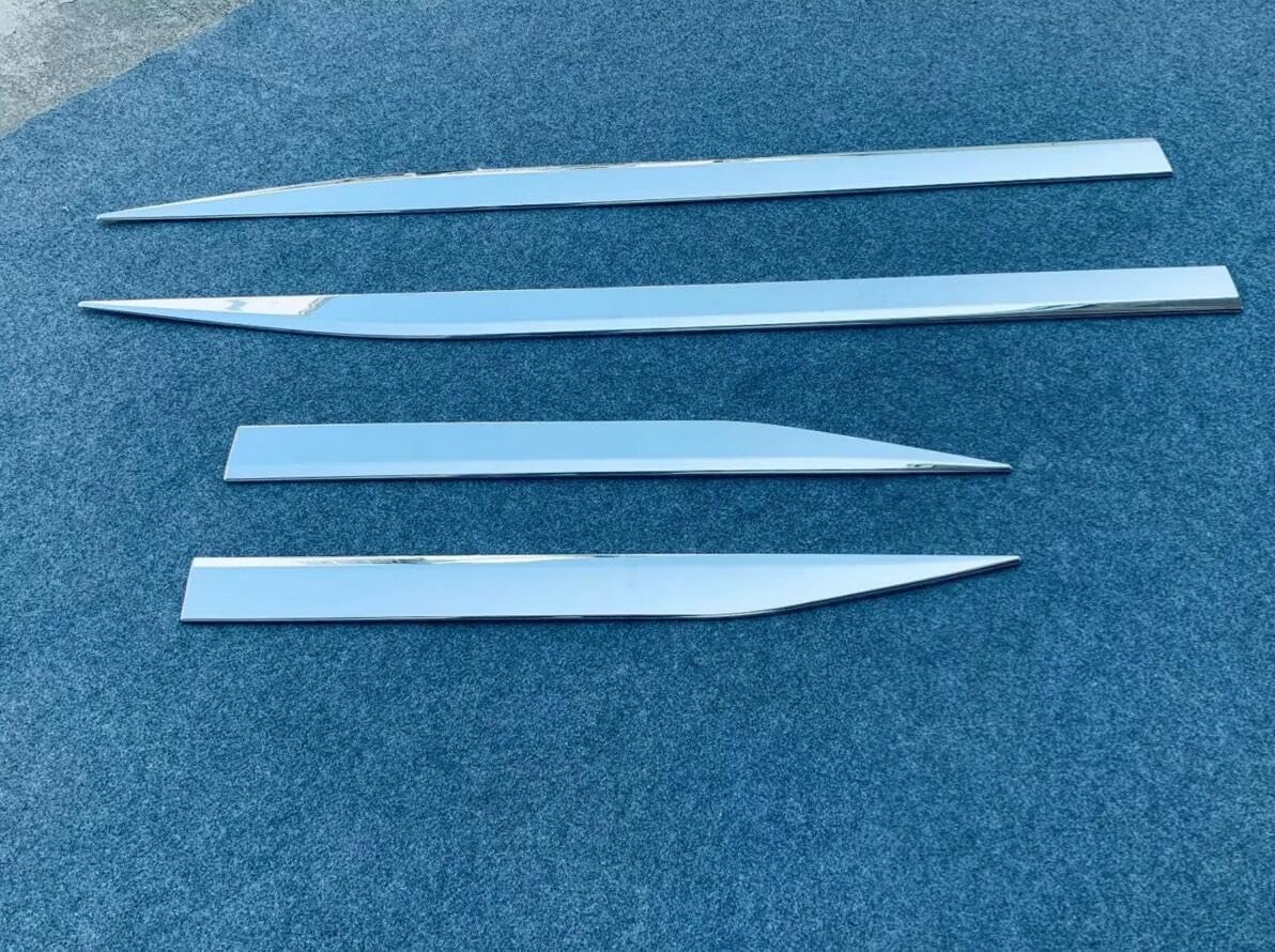 ABS Chrome Car Body Door Side Molding Trim sill Cover Guard Compatible for Mitsubishi Outlander 2022 2023 2024 2025, silver