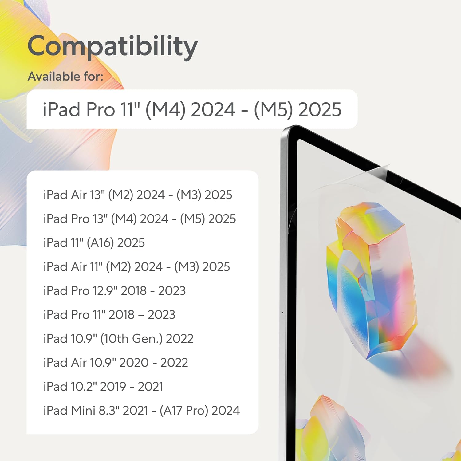 Paperlike 2.1 Screen Protector (2x) for iPad Pro 11” (M5 2025 / M4 2024) for an authentic paper feel - Image 2