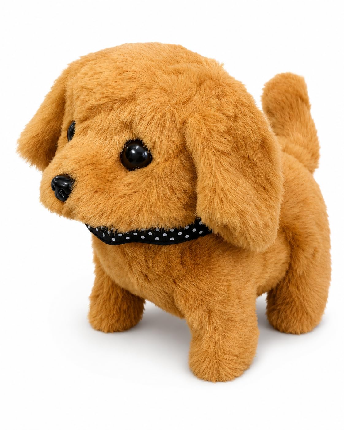 Walking Dog Toy Plush Puppy for Kids Boys and Girls | Walks Forward, Soft Plush Fabric, Ages 3 Years & Above, Lightweight Design, Interactive Play-image-1