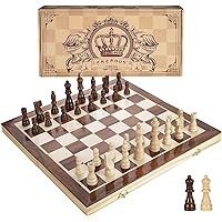 Amerous 15 Inches Magnetic Wooden Chess Set