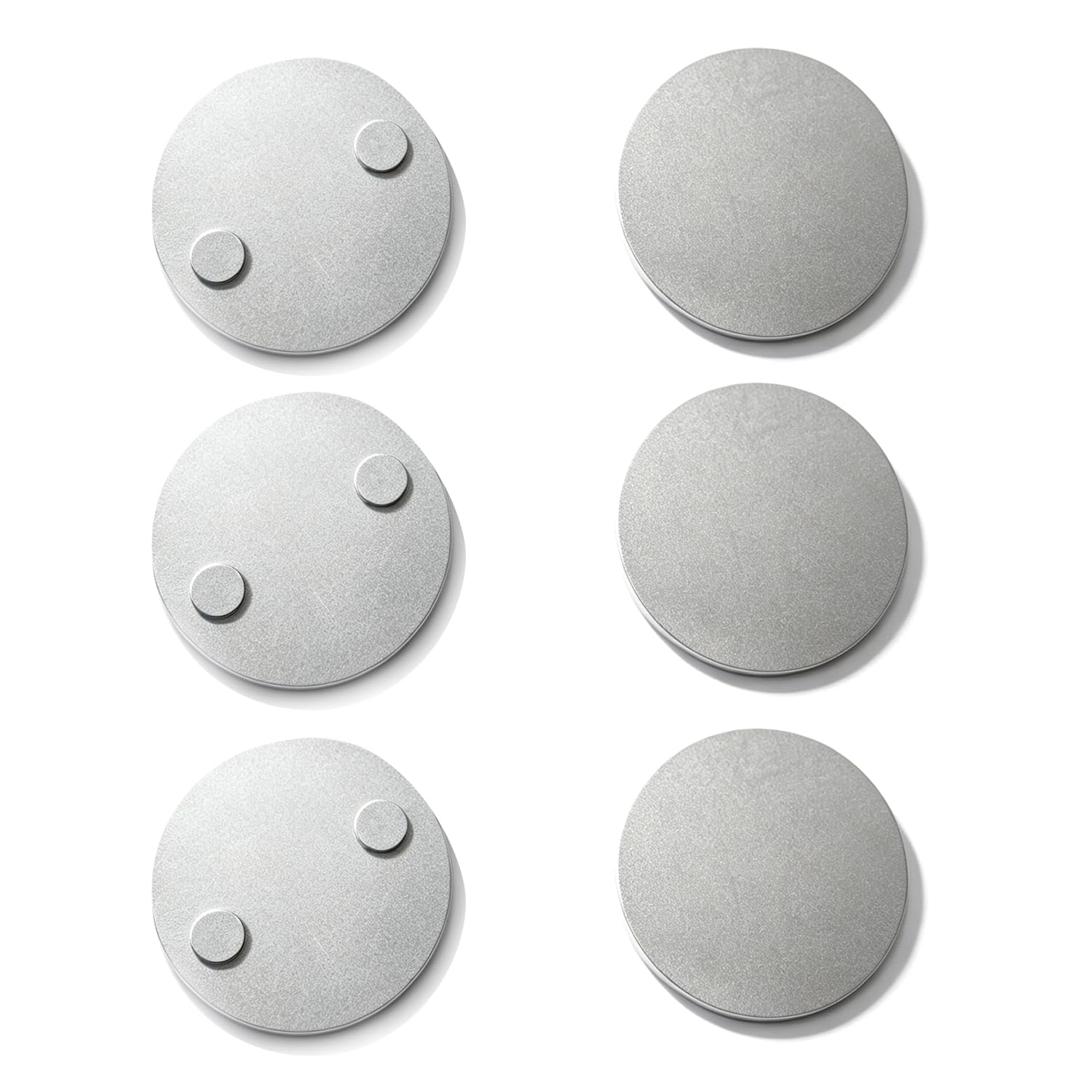 ZWE Magnetic Smoke Detector Mount, Ø70mm Quick Ceiling Installation Kit for Smoke Alarms, No Drilling or Screws Required, Easy and Secure Fastening 3 Pcs