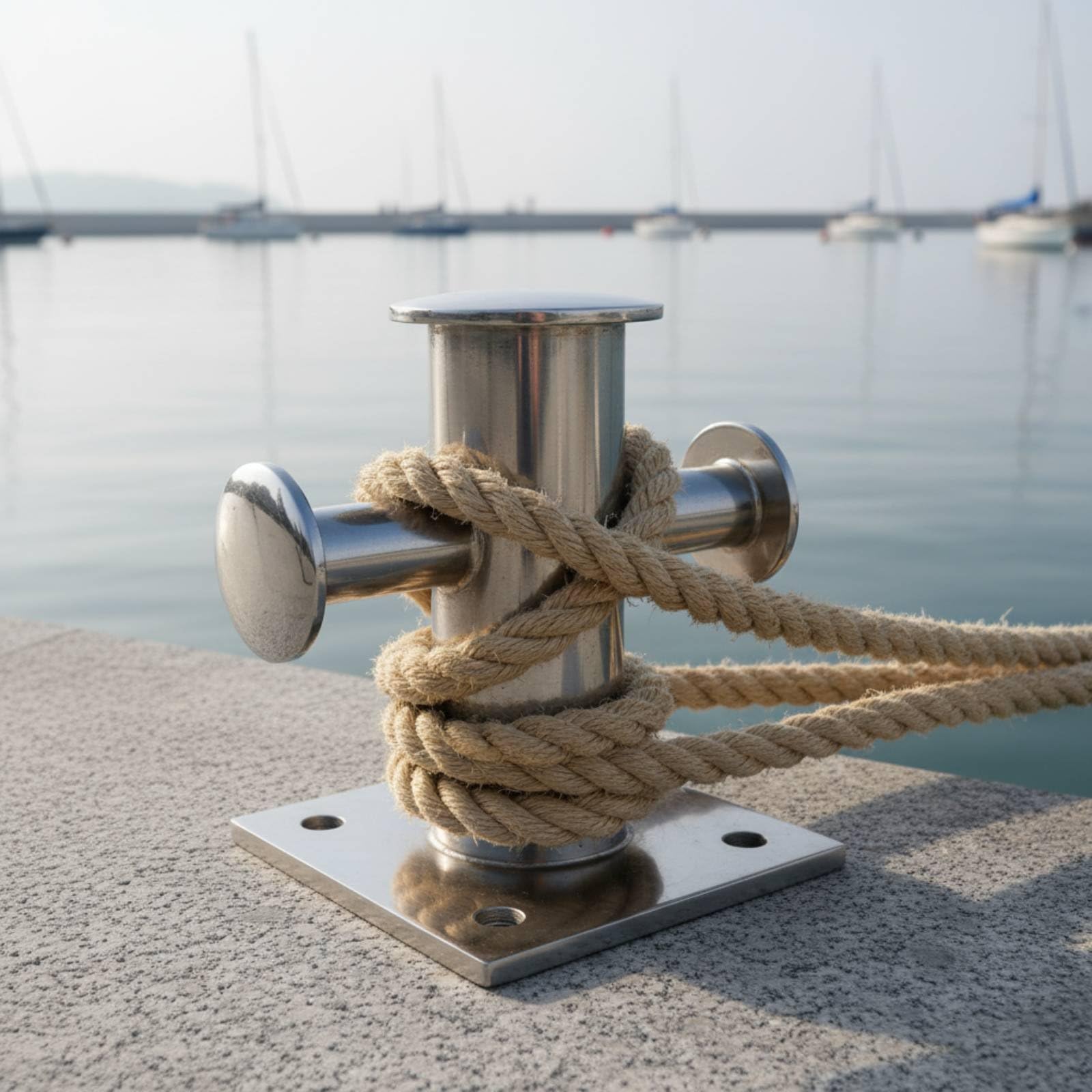 Marine Bollard da Banchina Galloccia Ormeggio Colonnina Acciaio Inox 304 Resistente All’acqua Salmastra Finitura, style to 1