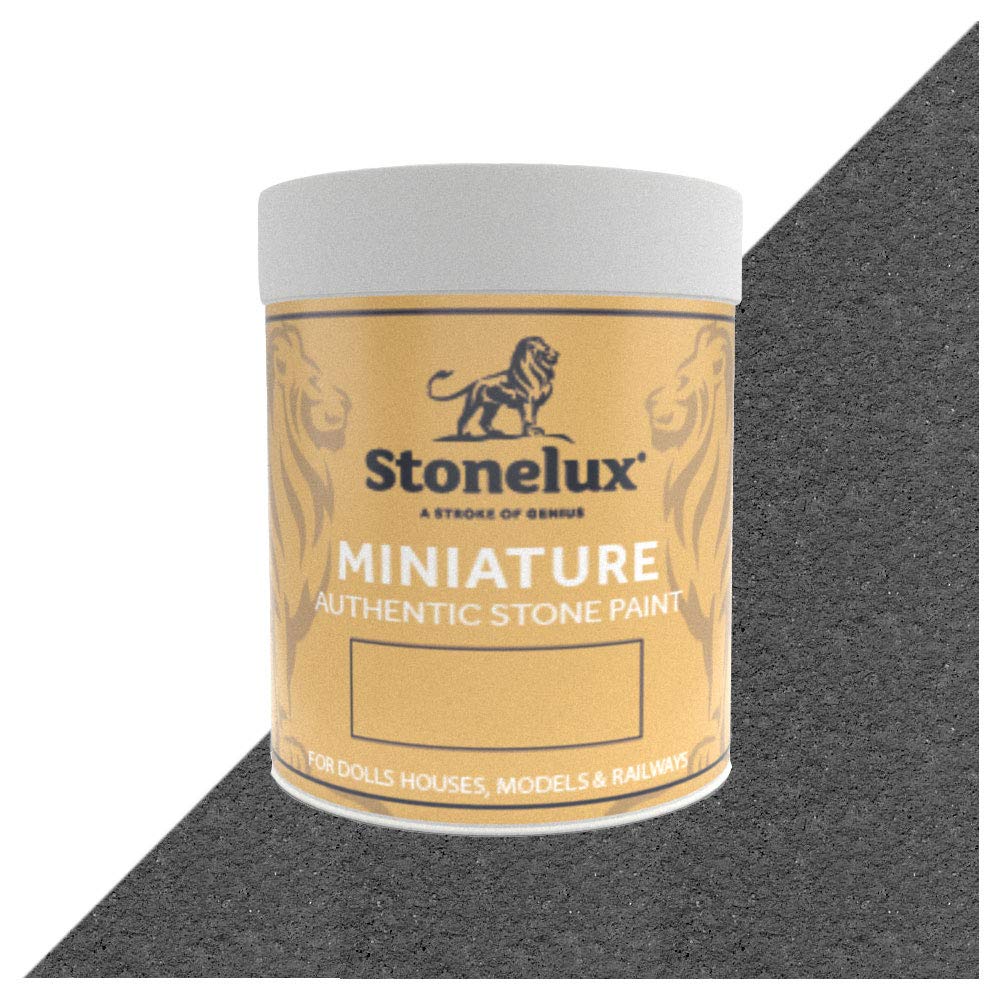 StoneLuxยฎ Miniature Paint - Stone Effect Paint for Dolls Houses, Models, Dioramas & Scenery APSLEY 250ml