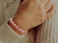 Vista 646 de Amazing Gemstone Crystal Bracelet for Women Men's Gifts - Protection Healing Crystal Bracelet - 8mm Gemstone Beaded Adjustable Bracelet Pulseras
