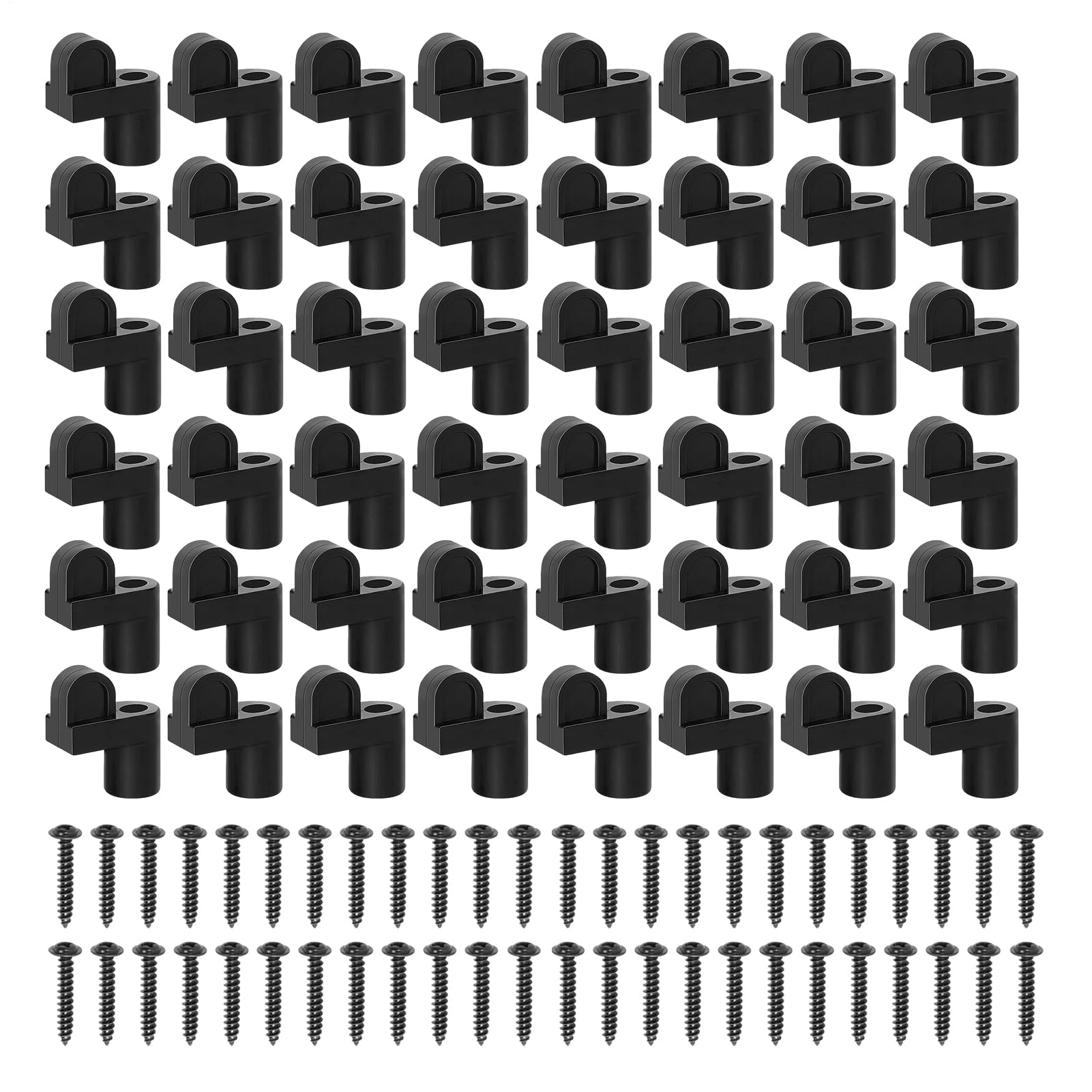 Clips pour moustiquaire de fenêtre x48 fixations de remplacement 0.95cm