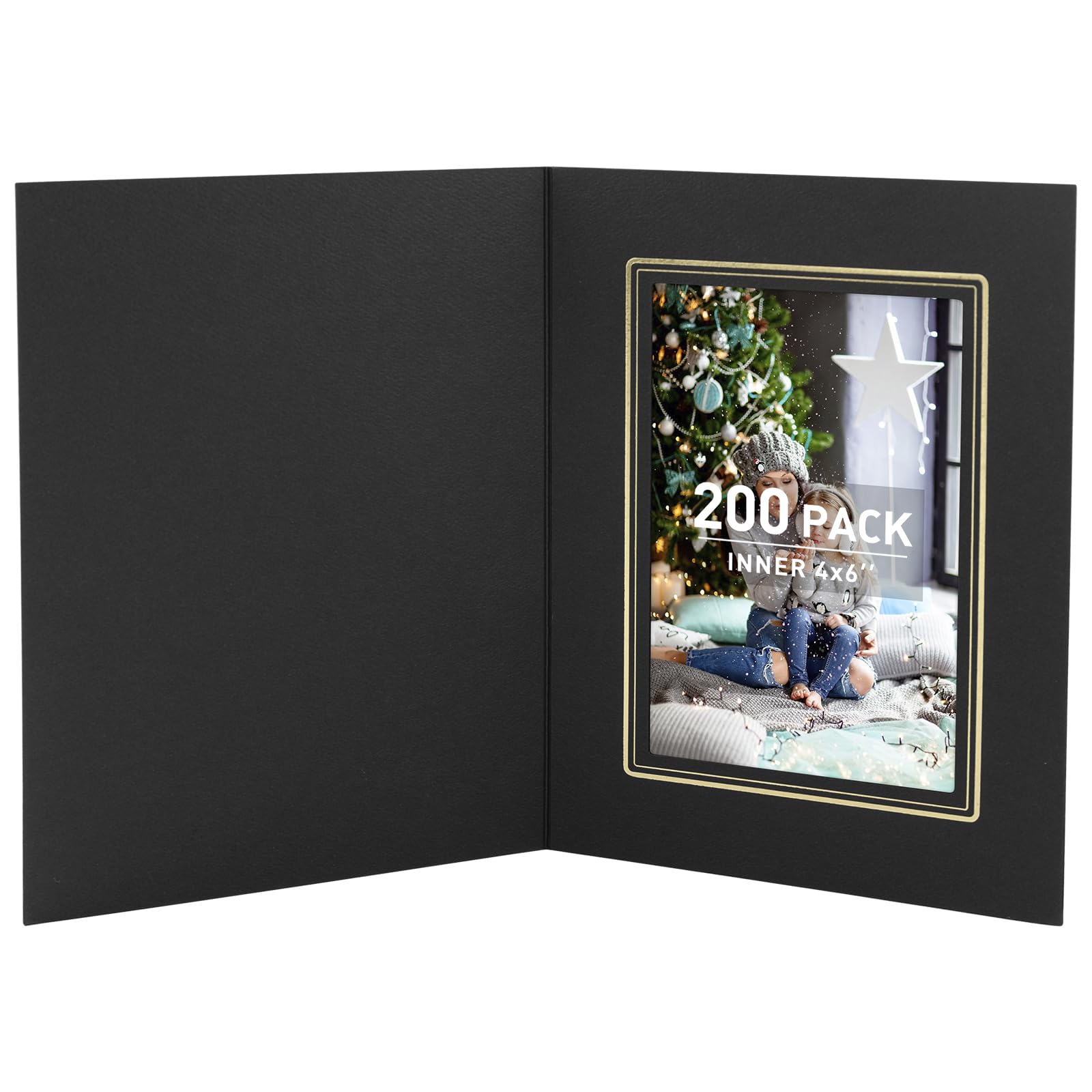 Amazon.com: Golden State Art, 200pcs 4x6 Photo Folders, Cardboard