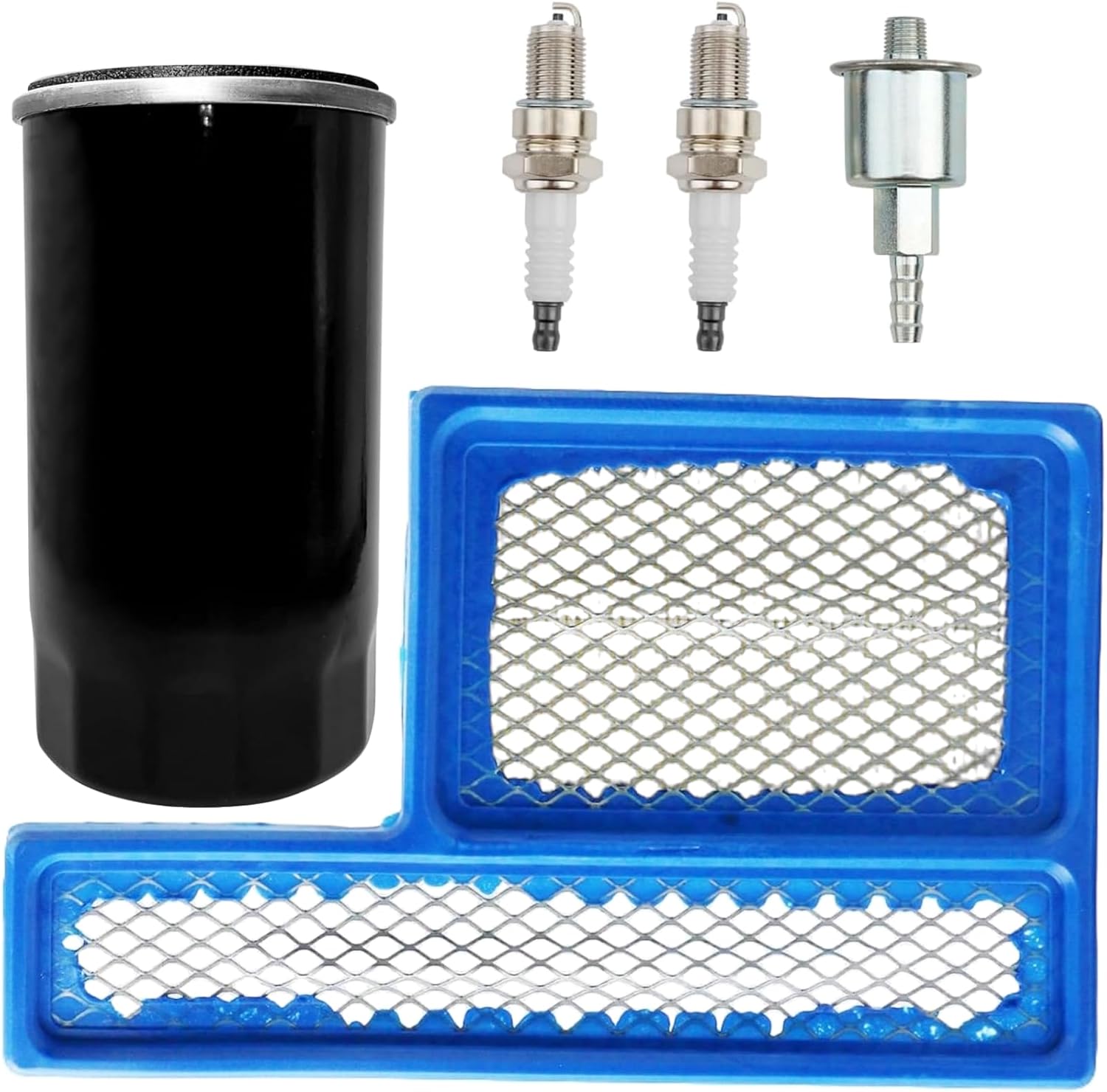 122-0836 Oil Filter 140-3116 Air Filter Tune Up Kits Compatible With Cummins Onan 5500 7000 RV Generators, HGJAB HGJAA HGJAC Oil Change Kit