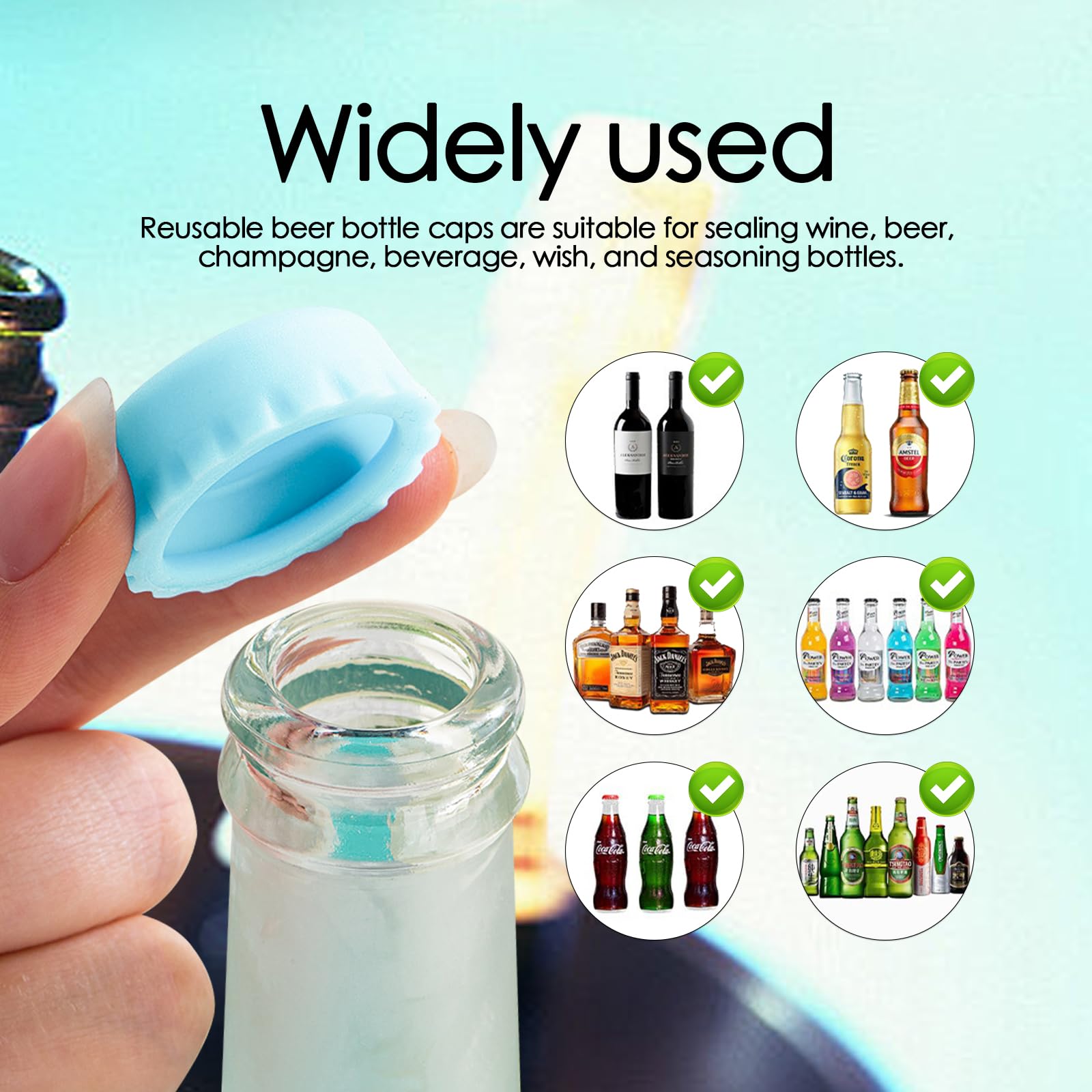 BOBOPACK 12 Pcs Bouchon Bouteille Verre, Bouchons De | WhichOne