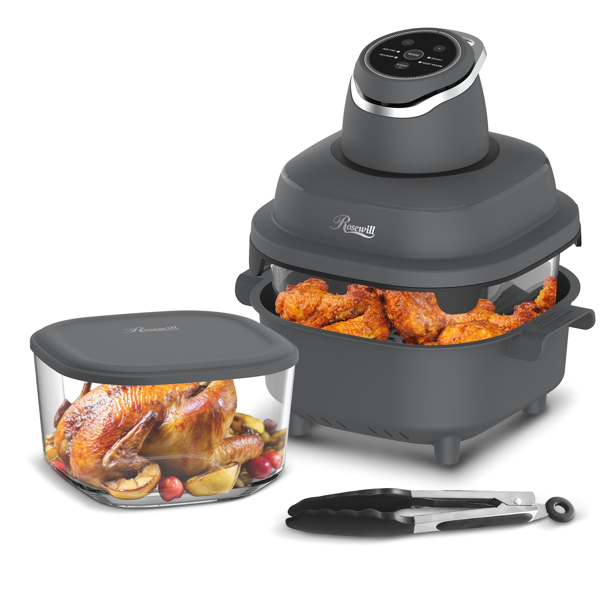 Rosewill 4-in-1 Glass Air Fryer